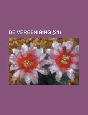 Book cover for de Vereeniging (21)