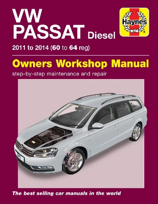 Book cover for Volkswagen Passat Diesel (11-14) 60 to 64 Haynes Repair Manual