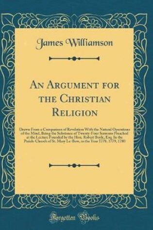 Cover of An Argument for the Christian Religion