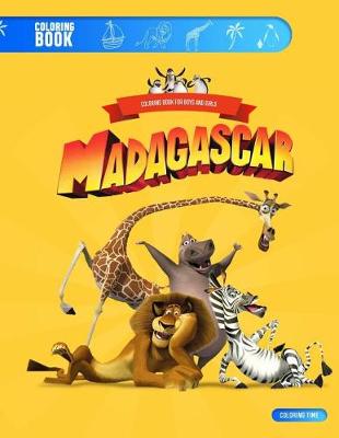 Book cover for Madagascar Coloring Book