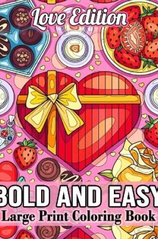 Cover of Bold and Easy Large Print Coloring Book