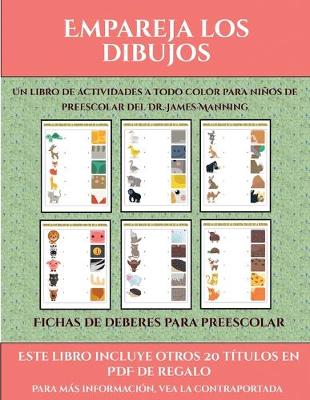 Cover of Fichas de deberes para preescolar (Empareja los dibujos)
