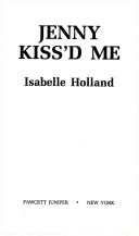 Book cover for Jenny Kiss'd Me