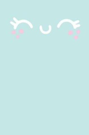 Cover of Cute Kawaii Jelly Macaroon Blue Color Notebook