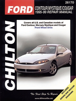 Book cover for Ford Contour/Mystique/Cougar (95 - 99) (Chilton)