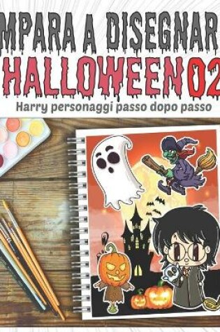 Cover of Impara a Disegnare Halloween 02 Harry personaggi passo dopo passo