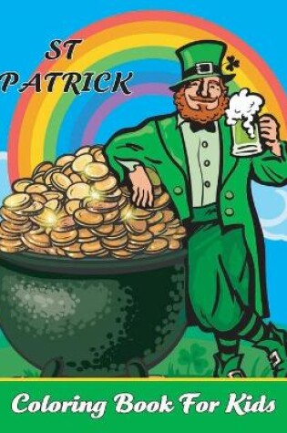 Cover of St Patrick coloring book for kids