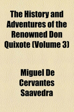 Cover of The History and Adventures of the Renowned Don Quixote (Volume 3)