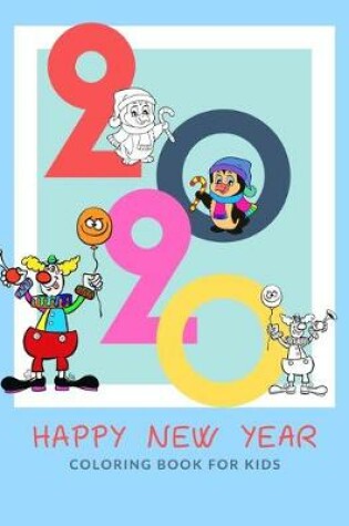 Cover of Happy new year coloring book for kids