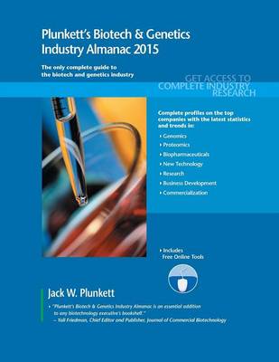 Book cover for Plunkett's Biotech & Genetics Industry Almanac 2015