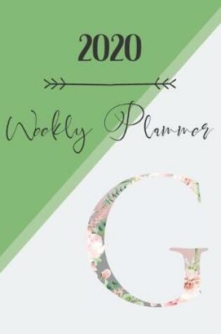 Cover of 2020 Weekly Planner G