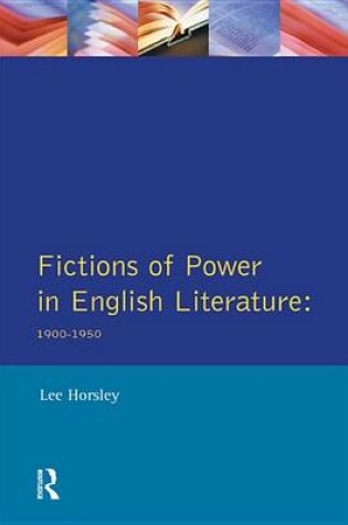 Cover of Fictions of Power in English Literature