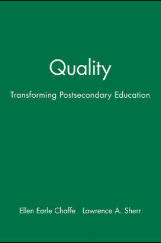 Cover of Quality