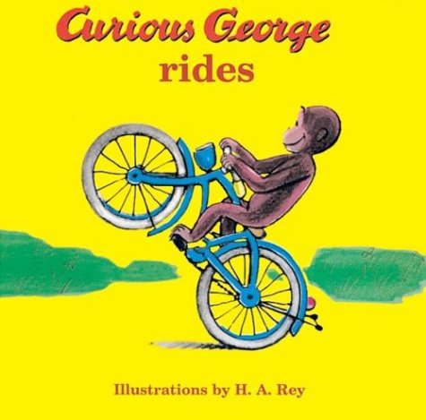 Book cover for Curious George Rides