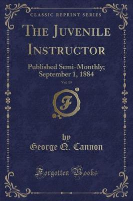 Book cover for The Juvenile Instructor, Vol. 19