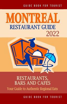 Book cover for Montreal Restaurant Guide 2022