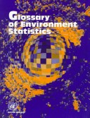 Book cover for Glossary of Environment Statistics