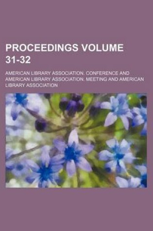 Cover of Proceedings Volume 31-32