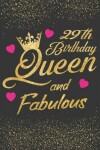 Book cover for 29th Birthday Queen and Fabulous