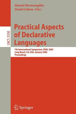 Book cover for Practical Aspects of Declarative Languages