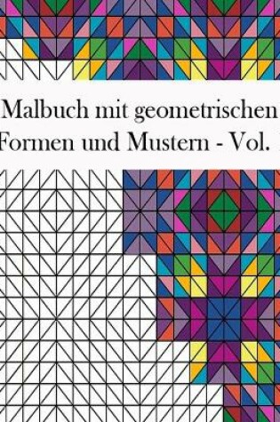 Cover of Malbuch mit geometrischen Formen und Mustern