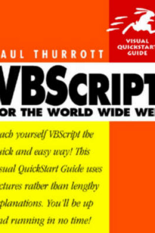 Cover of VBSCRIPT WORLD WIDE WEB