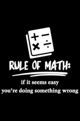 Cover of Rule of Math