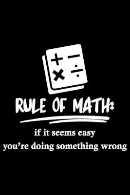 Book cover for Rule of Math