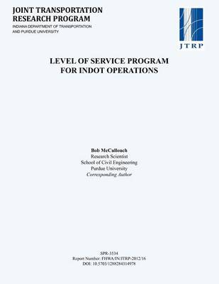 Book cover for Level of Service Program for Indot Operations