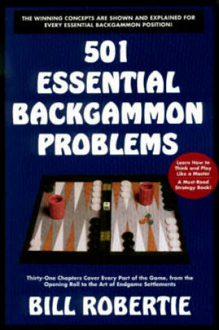 Cover of 501 Essential Backgammon Problems