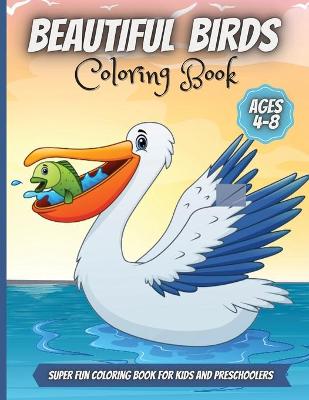 Book cover for Beautiful Birds Coloring Book