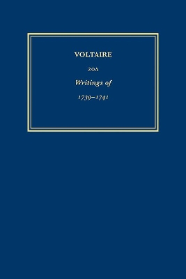 Book cover for Complete Works of Voltaire 20A