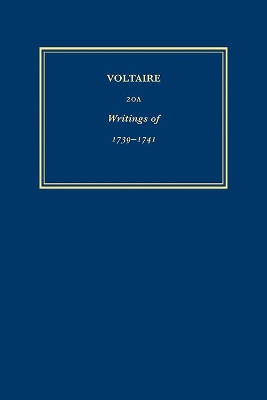 Cover of Complete Works of Voltaire 20A