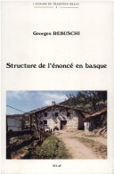 Cover of Structure De L'enonce En Basque. Preface De J. Haritschelar