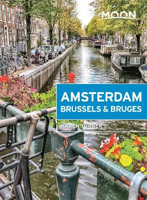 Book cover for Moon Amsterdam, Brussels & Bruges