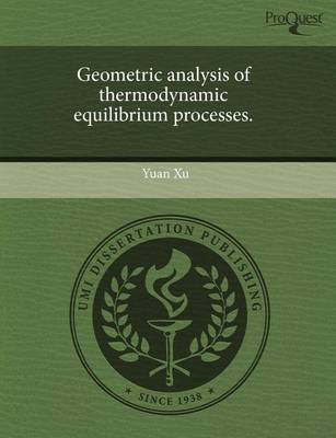 Book cover for Geometric Analysis of Thermodynamic Equilibrium Processes