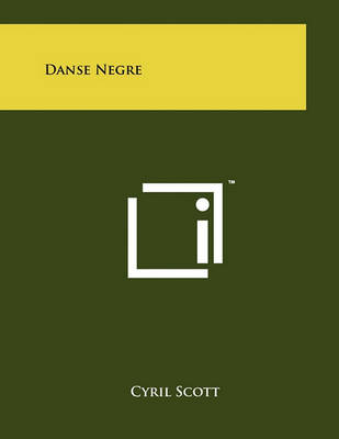 Book cover for Danse Negre