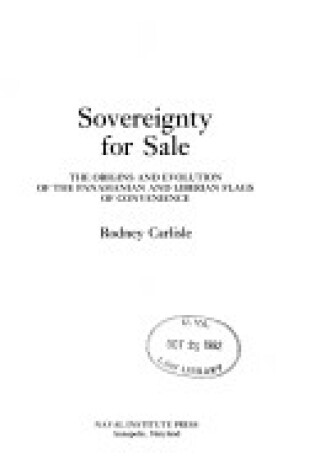 Cover of Sovereignty for Sale