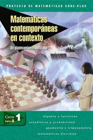 Cover of Matematicas Contemporaneas En Contexto Curso 1 Parte A