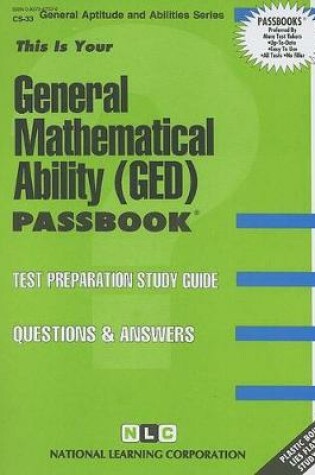 Cover of GENERAL MATHEMATICAL ABILITY