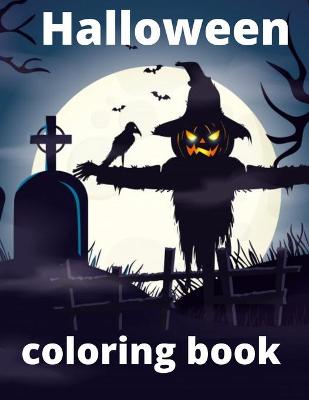 Book cover for Halloween coloring book