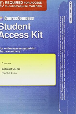 Cover of CourseCompass Student Access Code Card for Biological Science