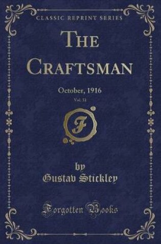 Cover of The Craftsman, Vol. 31