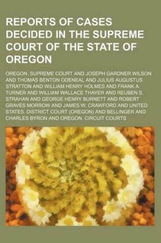 Cover of Reports of Cases Decided in the Supreme Court of the State of Oregon (Volume 80)