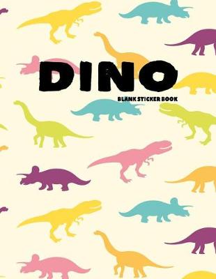 Book cover for Dino Blank Sticker Book