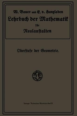 Book cover for Lehrbuch Der Mathematik Fur Realanstalten