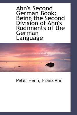 Book cover for Ahn's Second German Book