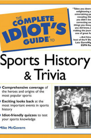 Cover of Complete Idiot's Guide to Sports History and Trivia