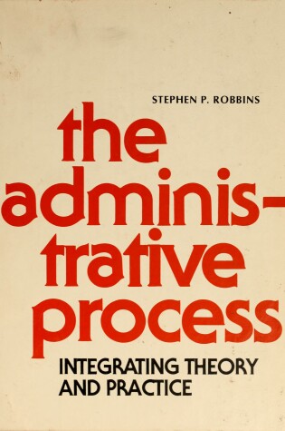 Cover of Administrative Process