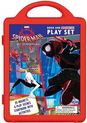 Book cover for Marvel Spider-Man: Into the Spider-Verse Magnetic Playset